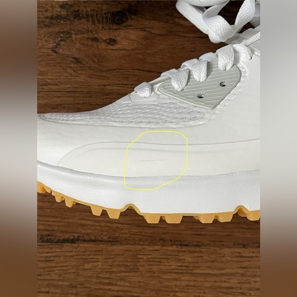 Nike Air Max 90 Golf ‘White Black Gray’ (size mens 6.5/wmns 8) - Picture 3 of 7